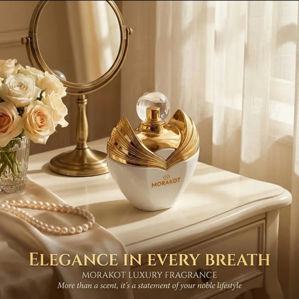 Morakot Dream Eau de Parfum - White & Gold Bottle
